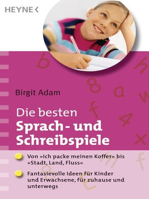 cover image of Die besten Sprach- und Schreibspiele